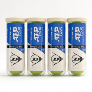 DUNLOP ATP 4 dėžutės (16 kamuoliukų)